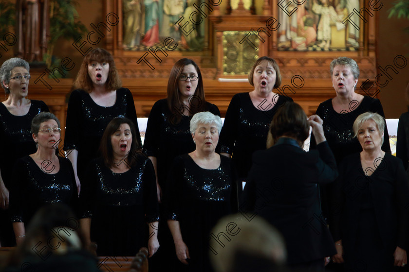 Feis0302109Sun51 
 47~51
The Voices Killeagh singing Ships of Arcady Conducted by Mary Padder Daly.

Class: 79: The Holy Trinity Perpetual Cup Chamber Choirs Two Contrasting Songs.

Feis Maiti 93rd Festival held in Fr. Matthew Hall. EEjob 03/02/2019. Picture: Gerard Bonus.