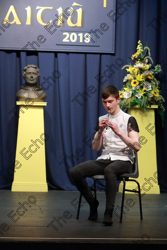 Feis04042019Thu18 
 18
Michael Thornton from Millstreet playing the Tin Whistle.

Ceol agus Amhrnaocht Traidisinta

Feis Maiti 93rd Festival held in Fr. Mathew Hall. EEjob 04/04/2019. Picture: Gerard Bonus