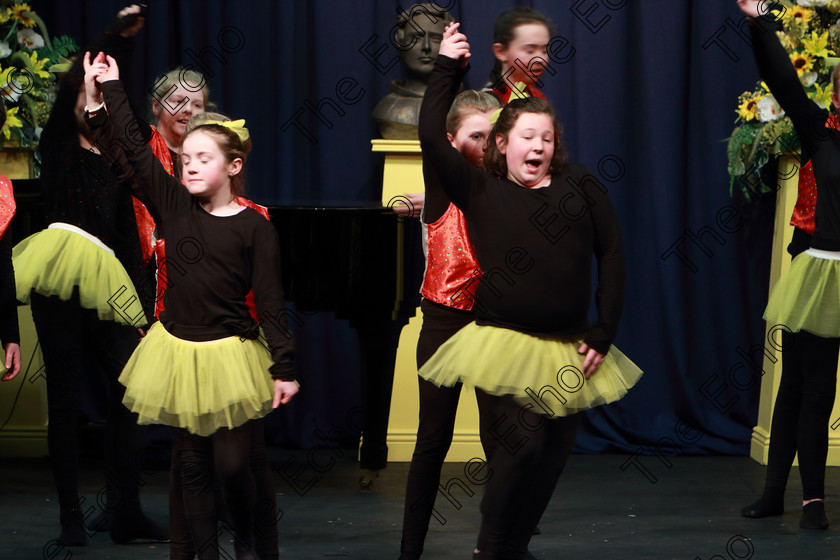 Feis12022019Tue40 
 39~44
Vocal Studios of Orla Fogarty giving a 3rd place performance.

Class: 102: The Juvenile Perpetual Cup Group Action Songs 13 Years and Under A programme not to exceed 10minutes.

Feis Maiti 93rd Festival held in Fr. Mathew Hall. EEjob 12/02/2019. Picture: Gerard Bonus