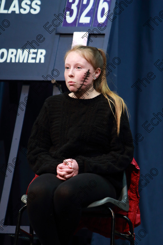 Feis12032019Tue25 
 24~25
Sophie Nolan from Glanmire giving a 3rd place performance of Dogface.

Class: 326: The James ODonovan Memorial Perpetual Cup 326 Dramatic Solo 14YearsandUnder Section 2 A Solo Dramatic Scene not to exceed 7 minutes.

Feis Maiti 93rd Festival held in Fr. Mathew Hall. EEjob 12/03/2019. Picture: Gerard Bonus.