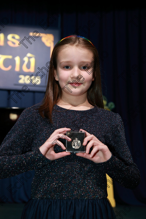 Feis05022018Mon02 
 2
Silver Medallist Clodagh Sweeney from Rochestown;
 Instrumental Music Class: 215: Woodwind Solo10 Years and Under Feis Maiti 92nd Festival held in Fr. Matthew Hall. EEjob 05/02/2018 Picture: Gerard Bonus.