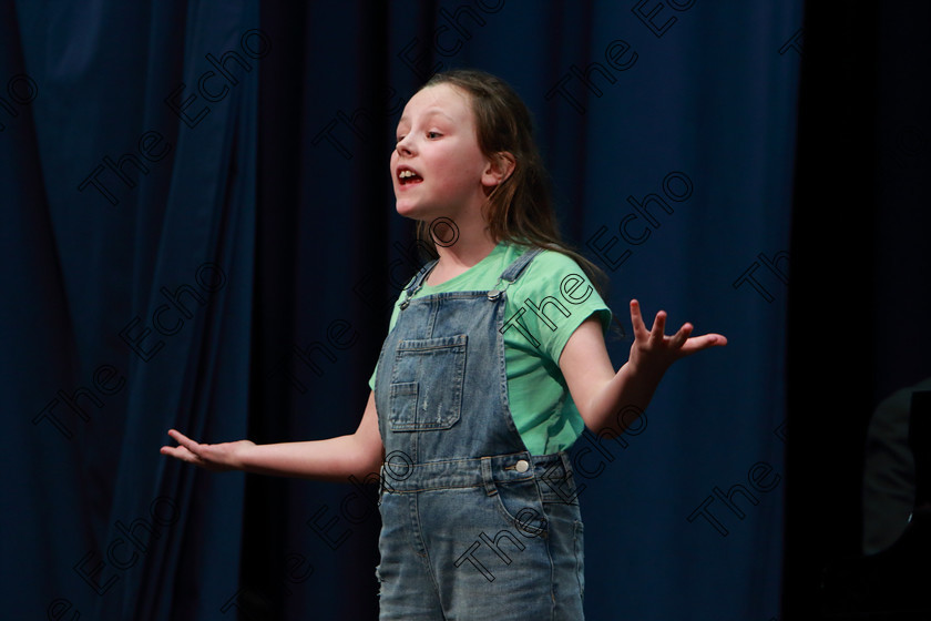 Feis01032019Fri25 
 25
Eimear Vaughan singing Its Possible from Seussical The Musical.

Class: 114: The Henry OCallaghan Memorial Perpetual Cup Solo Action Song 10 Years and Under Section 2 An action song of own choice.

Feis Maiti 93rd Festival held in Fr. Mathew Hall. EEjob 01/03/2019. Picture: Gerard Bonus