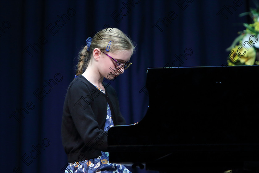 Feis01022019Fri09 
 9
Charlotte Walmsley performing set piece.

Class: 166: Piano Solo: 10Yearsand Under (a) Kabalevsky  Toccatina, (No.12 from 30 Childrens Pieces Op.27). (b) Contrasting piece of own choice not to exceed 3 minutes.
 Feis Maiti 93rd Festival held in Fr. Matthew Hall. EEjob 01/02/2019. Picture: Gerard Bonus