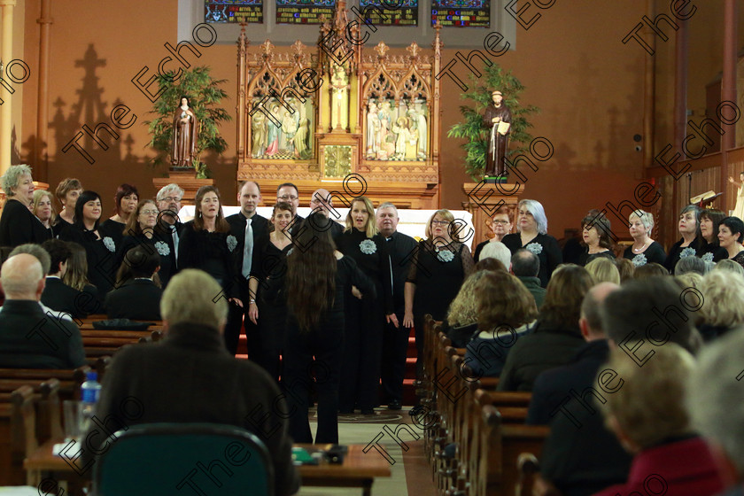 Feis0302109Sun60 
 60~61
Barony Choir singing All That Jazz Conducted by Ann Ralph.

Class: 78: The Lynch Memorial Perpetual Cup Adult Vocal Choirs Two Contrasting Songs.

Feis Maiti 93rd Festival held in Fr. Matthew Hall. EEjob 03/02/2019. Picture: Gerard Bonus.