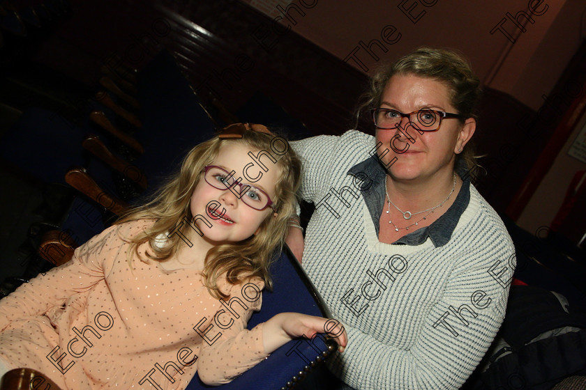 Feis21032018Wed42 
 42
Performer inn Comerford from Glanmire with her mum Orna.
 Labhairt na Filocht agus Mreanna Drmaochta Class: 518: Bharslabhairt 5 Bliana DAois N Faoina Feis Maiti 92nd Festival held in Fr. Mathew Hall. EEjob 21/03/2018 Picture: Gerard Bonus.