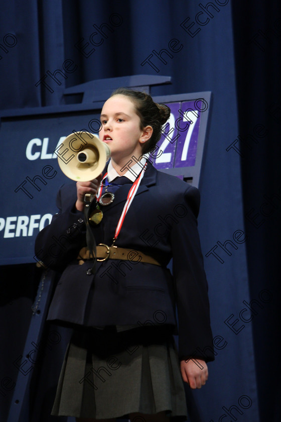 Feis19022018Mon24 
 24
Hannah Nolan performing a scene from Matilda as Miss Trunchbull which won her a Bronze Meddle.
 Speech and Drama Class: 327: The Hartland Memorial Perpetual Trophy Dramatic Solo 12YearsandUnder Section 1 Feis Maiti 92nd Festival held in Fr. Mathew Hall. EEjob 19/02/2018 Picture: Gerard Bonus.