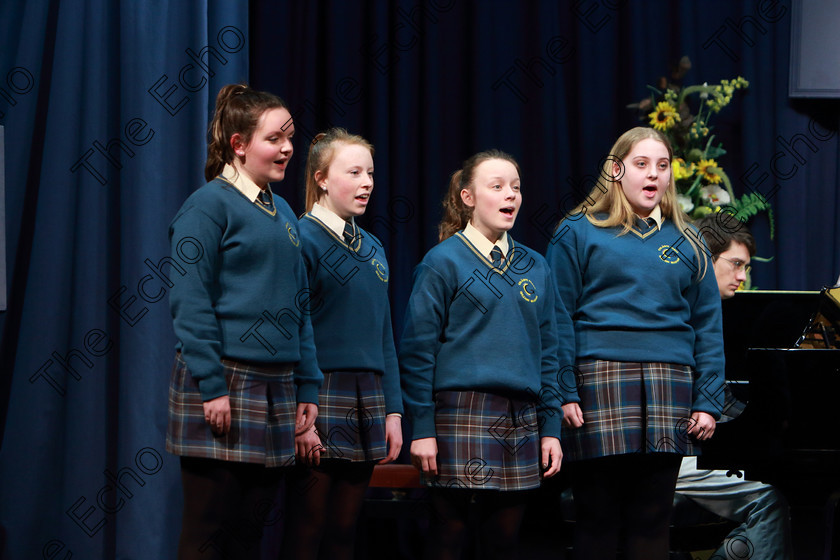 Feis08022019Fri14 
 14~17
Glanmire Community School singing Tears in Heaven conducted by Ann Manning.

Class: 88: Group Singing The Hilsers of Cork Perpetual Trophy 16 Years and Under

Feis Maiti 93rd Festival held in Fr. Matthew Hall. EEjob 08/02/2019. Picture: Gerard Bonus