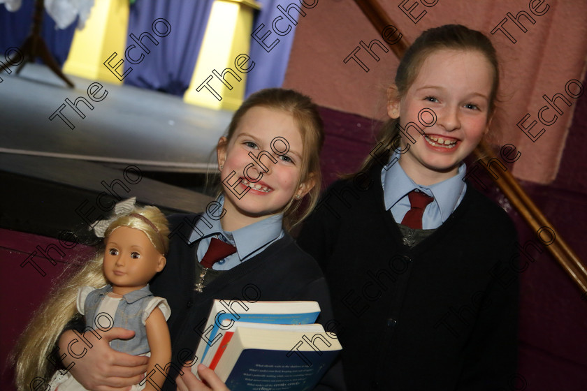 Feis20032018Tue41 
 39~42
Bronze Medallists Duo Lucy Matson and Sarah OSullivan from Ovens for their performance of A Little Princess.
 Speech and Drama Class: 313: Dramatic Duo 8 Years and Under Feis Maiti 92nd Festival held in Fr. Mathew Hall. EEjob 20/03/2018 Picture: Gerard Bonus.