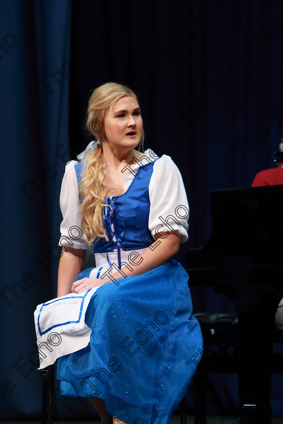 Feis26022019Tue76 
 76
Chloe Riordan from Ballyvolane performing Home from Beauty and The Beast.

Class: 22: The Performers Academy Perpetual Cup Songs from the Shows 
17 Years and Under One solo from any Musical.

Feis Maiti 93rd Festival held in Fr. Mathew Hall. EEjob 26/02/2019. Picture: Gerard Bonus