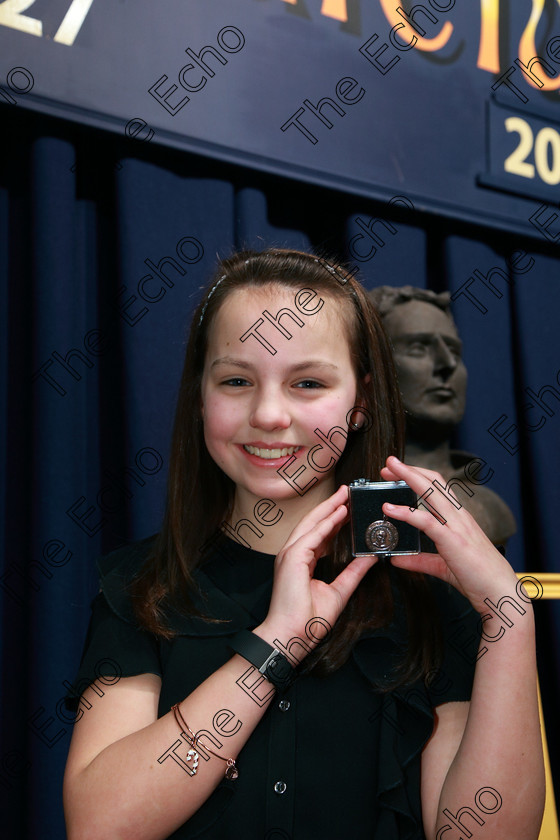 Feis26022018Mon09 
 9
Bronze Medallist Dominique Desmond from Ballyanly.
 Speech and Drama Class: 364: Solo Verse Speaking Girls 11 Years and Under Section 2 Feis Maiti 92nd Festival held in Fr. Mathew Hall. EEjob 26/02/2018 Picture: Gerard Bonus.