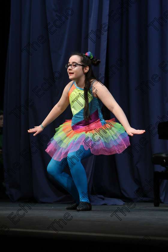 Feis06032018Tue02 
 2
Katie Coleman performing Alone in the Universe.
 Singing and School Choirs Class: 113: The Edna McBirney Memorial Perpetual Award Solo Action Song 12 Years and Under Section 2 Feis Maiti 92nd Festival held in Fr. Mathew Hall. EEjob 06/03/2018 Picture: Gerard Bonus.