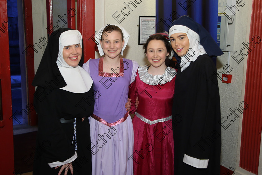 Feis14032018Wed48 
 48
Marie Forde, Julie Scally, Maeve Corkery and Emma Walsh from Bishopstown performed Othello and Bernadette 
 Speech and Drama Class: 309: The Gertrude Gordon Memorial Perpetual Shield Dramatic Duo Under 17 Years Feis Maiti 92nd Festival held in Fr. Mathew Hall. EEjob 14/03/2018 Picture: Gerard Bonus.