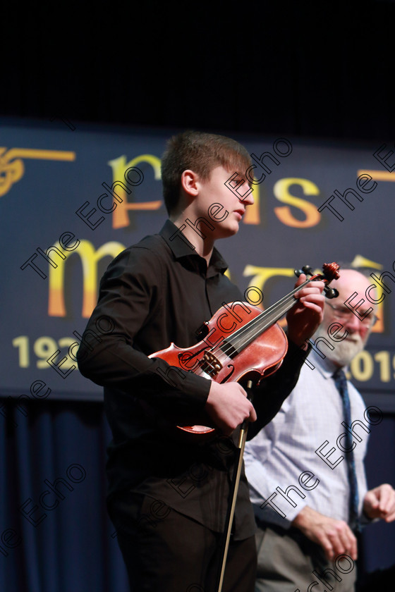 Feis0602109Wed09 
 9~10
Fionn Long performing.

Class: 258: Viola Solo 14Yearsand Under (a) Bridge  Spring Song from, 10 Pieces for Viola & Piano Vol.2 (Thames). (b) Contrasting piece not to exceed 4 minutes.

Feis Maiti 93rd Festival held in Fr. Matthew Hall. EEjob 06/02/2019. Picture: Gerard Bonus