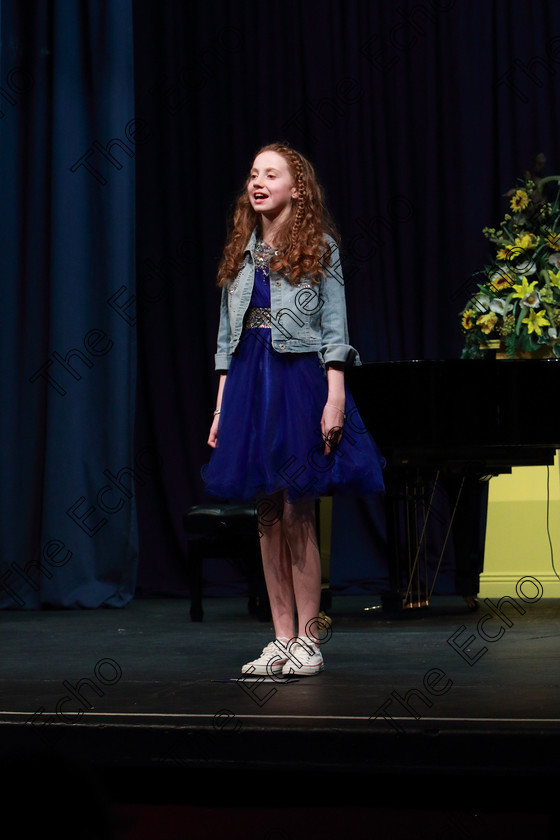 Feis28032019Thu07 
 7
Aoife Reeves performing.

Class: 365: Solo Verse Speaking Girls 10Years and Under Section 4 Either: Meeting Rachel Field or Wanted A Witches Cat Shelagh McGee.

Feis Maiti 93rd Festival held in Fr. Mathew Hall. EEjob 28/03/2019. Picture: Gerard Bonus