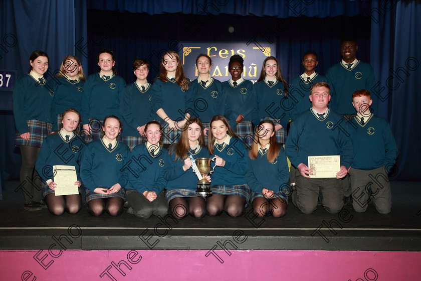 Feis08022019Fri23 
 23
Glanmire Community School Choirs that attended.

Class: 88: Group Singing The Hilsers of Cork Perpetual Trophy 16 Years and Under

Feis Maiti 93rd Festival held in Fr. Matthew Hall. EEjob 08/02/2019. Picture: Gerard Bonus