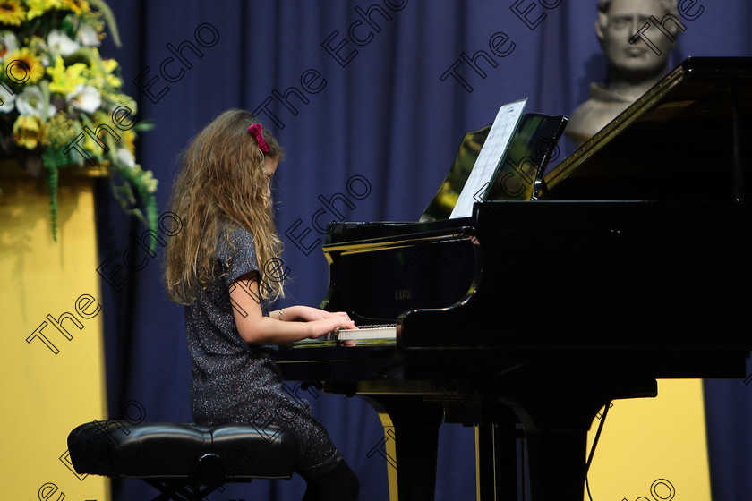 Feis02022018Fri15 
 15
Isabella Plaice performing.
 Instrumental Music Class: 187: Piano Solo 9 Years and Under Confined Feis Maiti 92nd Festival held in Fr. Matthew Hall. EEjob 02/02/2018 Picture: Gerard Bonus.