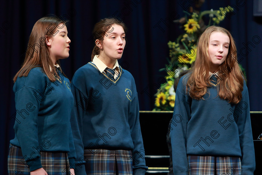 Feis08022019Fri20 
 18~21
Glanmire Community School singing Blessing conducted by Ann Manning.

Class: 88: Group Singing The Hilsers of Cork Perpetual Trophy 16 Years and Under

Feis Maiti 93rd Festival held in Fr. Matthew Hall. EEjob 08/02/2019. Picture: Gerard Bonus