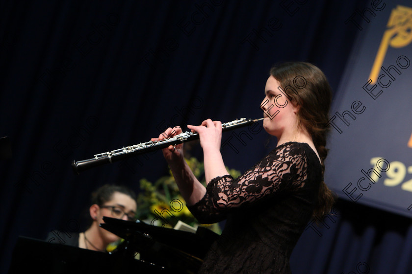 Feis09022018Fri54 
 54
Catherine Kelly performing with accompanist Deirdre Crowley.
 Instrumental Music Class: 212: Woodwind Solo16 Years and Under Feis Maiti 92nd Festival held in Fr. Mathew Hall. EEjob 09/02/2018 Picture: Gerard Bonus.