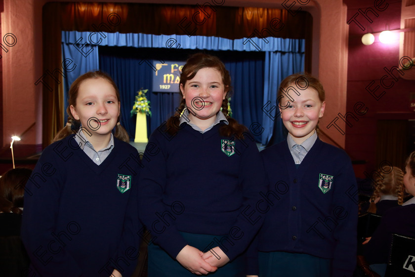 Feis13032019Wed01 
 1
Pupils from Scoil Mhuire Junior School Wellington Road.

Feis Maiti 93rd Festival held in Fr. Mathew Hall. EEjob 13/03/2019. Picture: Gerard Bonus. 
Class: 486Action Verse The William OSullivan Memorial Perpetual Cup4thClass (a) Skeleton House Laurence Smith (b) Own Choice.1