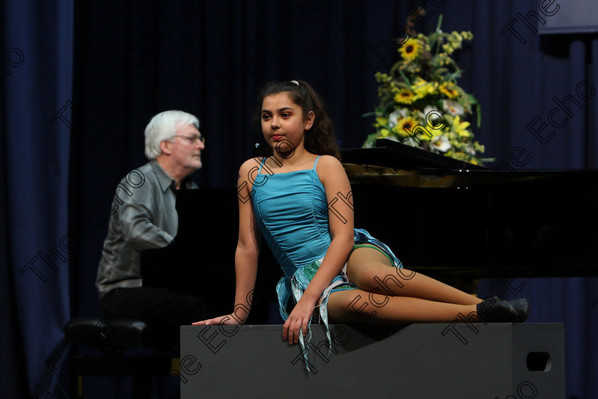 Feis07032018Wed11 
 11
Sasha Alp performing Part of Your World from The Little Mermaid.
 Singing and School Choirs Class: 113: The Edna McBirney Memorial Perpetual Award Solo Action Song 12 Years and Under Section 3 Feis Maiti 92nd Festival held in Fr. Mathew Hall. EEjob 06/03/2018 Picture: Gerard Bonus.