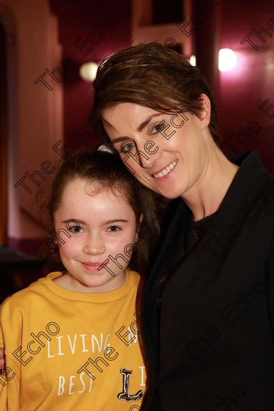 Feis22032019Fri04 
 4
Performer Niamh McDonnell from Nohoval with her mother Olive.

Class: 365: Solo Verse Speaking Speaking Girls 10 Years and Under10Year sand Under Section 3. Either: Meeting Rachel Field or. Or: Wanted A Witches Cat Shelagh McGee.

Feis Maiti 93rd Festival held in Fr. Mathew Hall. EEjob 22/03/2019. Picture: Gerard Bonus.