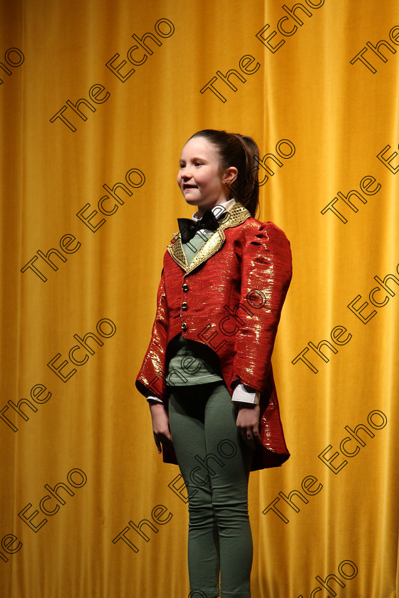 Feis14032018Wed07 
 7~8
Alison Creedon performing as Toad from Wind in the Willows.
 Speech and Drama Class: 328: The Fr. Nessan Shaw Memorial Perpetual Cup Dramatic Solo 10 Years and Under Section1Feis Maiti 92nd Festival held in Fr. Mathew Hall. EEjob 14/03/2018 Picture: Gerard Bonus.