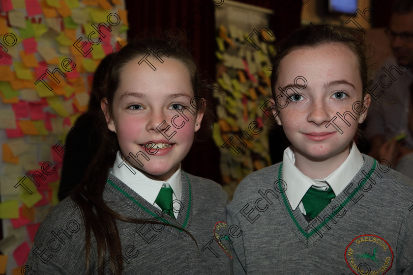 Feis03042019Wed34 
 34
Mia Dowlong OMahony and Jenny May Dummcliffe from Gaelscoil an Teaghlaigh Naofa, Ballyphehane.

Feis Maiti 93rd Festival held in Fr. Mathew Hall. EEjob 03/04/2019. Picture: Gerard Bonus