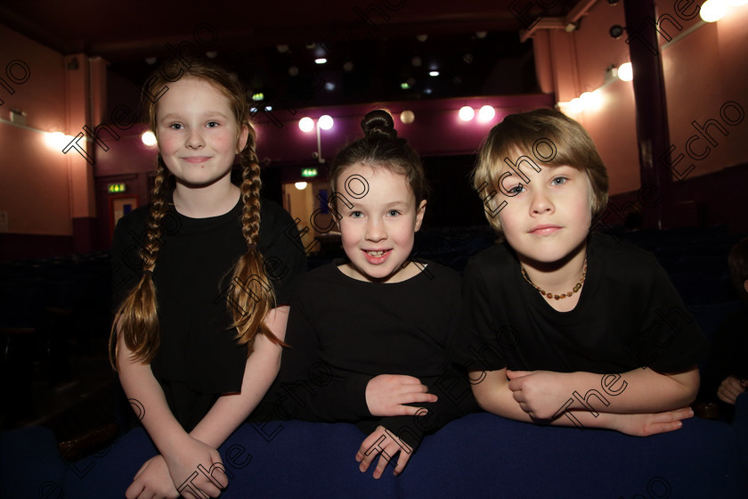 Feis20032018Tue56 
 56
Caoifencha Bradley, Rose Rahally and Cory Bradley Ellis Stage School Mayfield
 Speech and Drama Class: 469: The Thomas OConnell Memorial Perpetual Cup Group Mime 9 Years and Under Feis Maiti 92nd Festival held in Fr. Mathew Hall. EEjob 20/03/2018 Picture: Gerard Bonus.