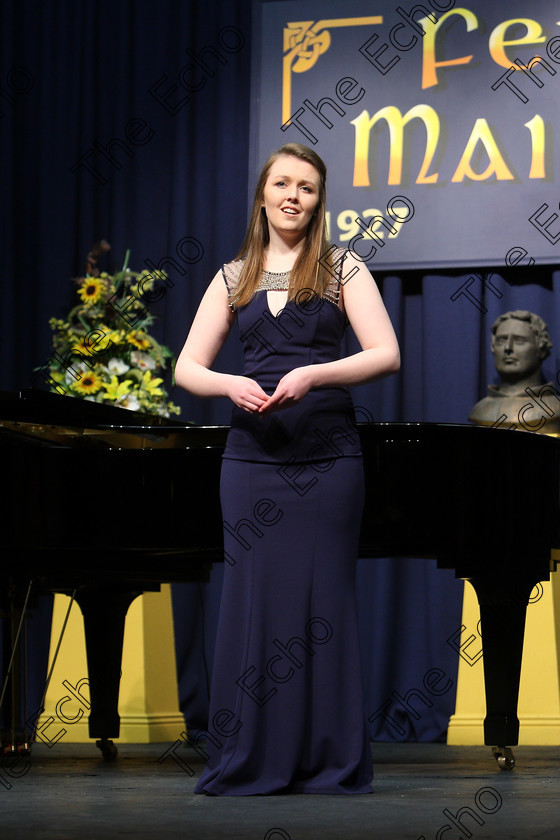 Feis04032018Sun17 
 17~19
Grainne Kearney from Rathcormac giving a 3rd place performance.
 Singing and School Choirs Class: 13: The Lieder Perpetual Prize and Doyle Bursary Bursary Value 100 Lieder Repertoire Feis Maiti 92nd Festival held in Fr. Mathew Hall. EEjob 04/03/2018 Picture: Gerard Bonus