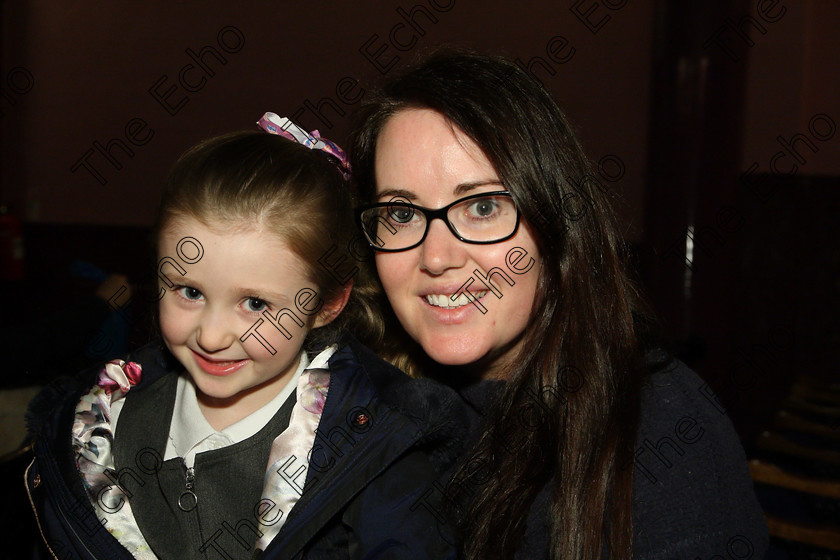 Feis21032018Wed44 
 44
Performer Lle ODonovan from Silversprings with her mother Ailish.
 Labhairt na Filocht agus Mreanna Drmaochta Class: 518: Bharslabhairt 5 Bliana DAois N Faoina Feis Maiti 92nd Festival held in Fr. Mathew Hall. EEjob 21/03/2018 Picture: Gerard Bonus.