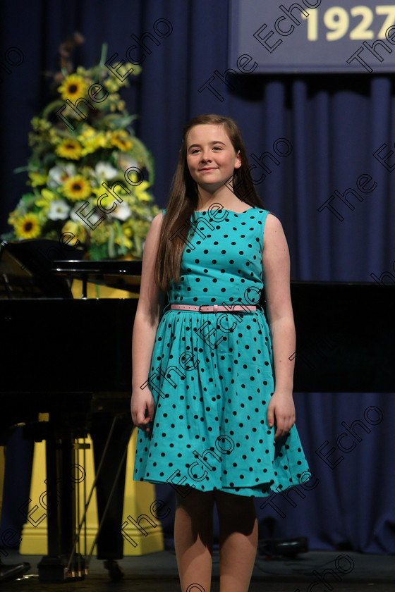 Feis05032018Mon23 
 23
Faye Herlihy from Ballinhassig giving a Silver Perfromance for 1st Place. Singing and School Choirs Class: 53: Girls Solo Singing 13 Years and Under Section 2 Feis Maiti 92nd Festival held in Fr. Mathew Hall. EEjob 05/03/2018 Picture: Gerard Bonus.