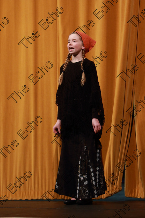 Feis13032019Wed58 
 58~59
Sophia Herlihy from Ballinhassig giving a Silver and Overall Winning performance of Saint Bernadette just after seeing the Virgin Mary and telling her family.

Class: 327: The Hartland Memorial Perpetual Trophy Dramatic Solo 12 Years and Under Section 3 A Solo Dramatic Scene not to exceed 5 minutes.

Feis Maiti 93rd Festival held in Fr. Mathew Hall. EEjob 13/03/2019. Picture: Gerard Bonus.