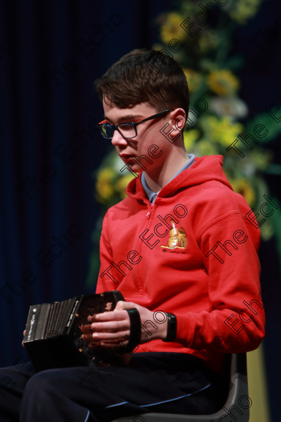 Feis05042019Fri06 
 6
David OConnor from Watergrasshill performing.

Class: 562: Consartn 12 Bliana DAois N Faoina.

Feis Maiti 93rd Festival held in Fr. Mathew Hall. EEjob 05/04/2019. Picture: Gerard Bonus