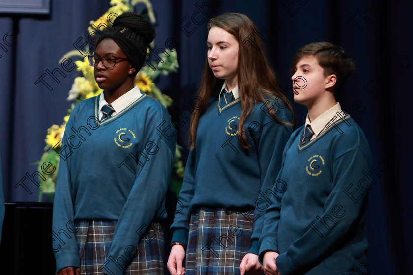 Feis08022019Fri19 
 18~21
Glanmire Community School singing Blessing conducted by Ann Manning.

Class: 88: Group Singing The Hilsers of Cork Perpetual Trophy 16 Years and Under

Feis Maiti 93rd Festival held in Fr. Matthew Hall. EEjob 08/02/2019. Picture: Gerard Bonus