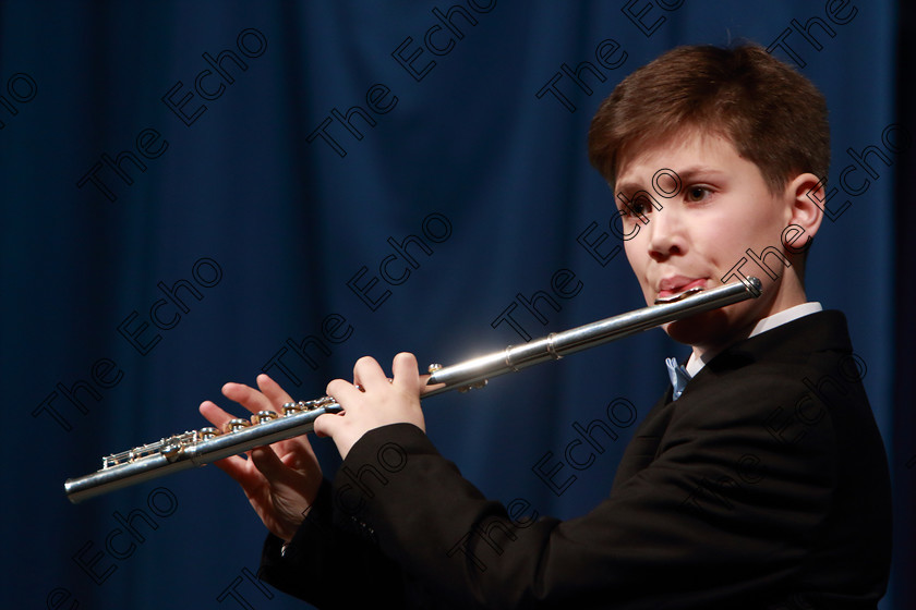 Feis11022019Mon18 
 18
Simeon Cassidy playing A Pray on Red.

Class: 213: The Daly Perpetual Cup Woodwind 14 Years and UnderSection 1; Programme not to exceed 8 minutes.

Feis Maiti 93rd Festival held in Fr. Mathew Hall. EEjob 11/02/2019. Picture: Gerard Bonus