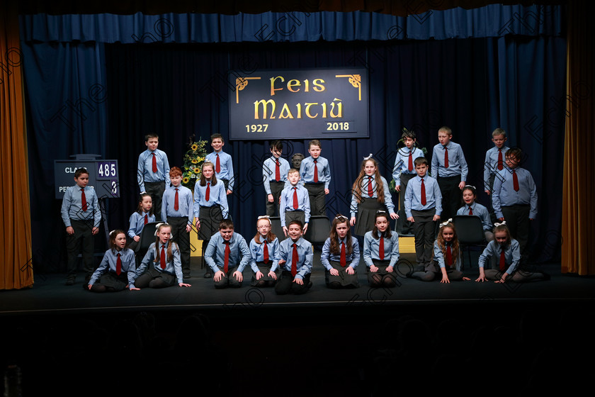 Feis21022018Wed24(1) 
 21~25
Ovens NS 5th Class performing Millers End as their own choice.
 Speech and Drama Classes: 485: Action Verse The OBrien Perpetual Cup5th Class and Class: 484: The Sri Lanka Festival Perpetual Trophy 6th Class, Feis Maiti 92nd Festival held in Fr. Mathew Hall. EEjob 21/02/2018 Picture: Gerard Bonus.