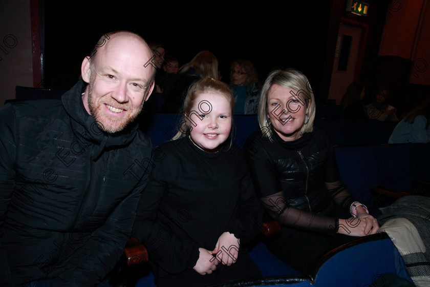 Feis09022018Fri16 
 16
Performer Martha Dwyer from Victoria Road with her parents Kieran and Liz.
 Instrumental Music Class: 232: The Houlihan Memorial Perpetual Cup 
String Repertoire 14 Years and Under Feis Maiti 92nd Festival held in Fr. Mathew Hall. EEjob 09/02/2018 Picture: Gerard Bonus.