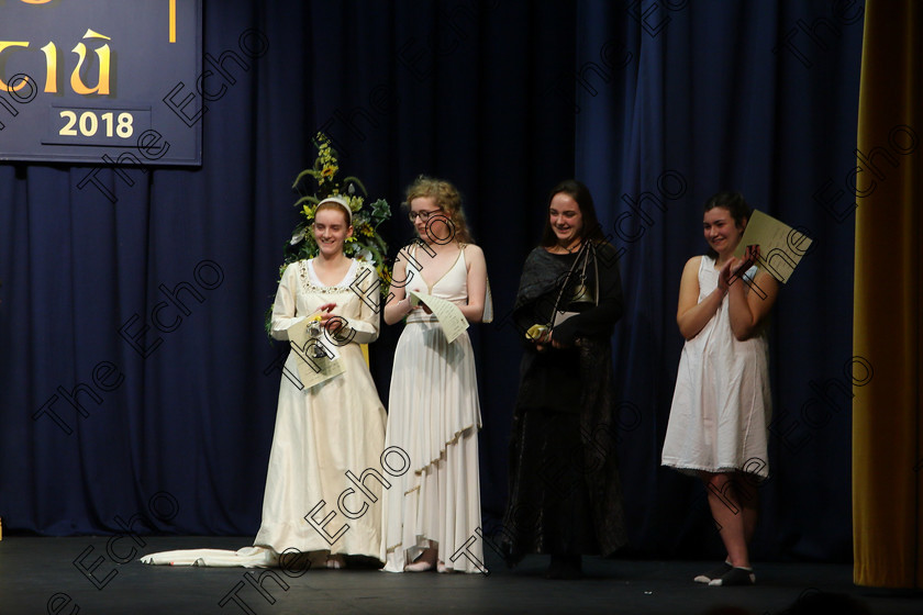 Feis16032018Fri57 
 57
Performers on stage after receiving their awards.
 Feis Maiti 92nd Festival held in Fr. Mathew Hall. EEjob 16/03/2018 Picture: Gerard Bonus.