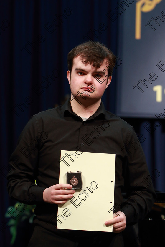 Feis13022019Wed34 
 34
Bronze Medallist Oscar Leamy ODonovan from Drinagh.

Class 203: The Billy McCarthy Memorial Perpetual Cup16 Years and Under Programme not to exceed 10 minutes.

Feis Maiti 93rd Festival held in Fr. Mathew Hall. EEjob 13/02/2019. Picture: Gerard Bonus