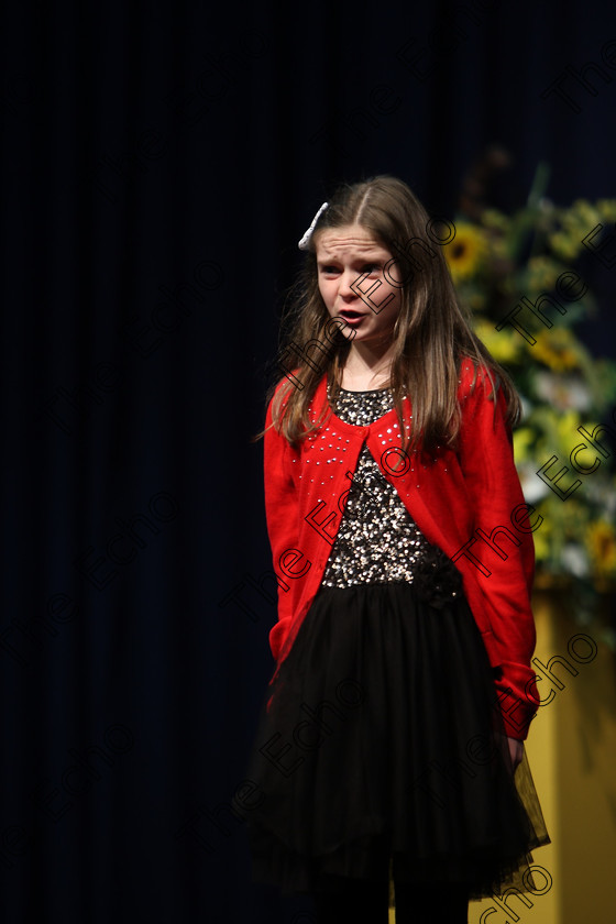 Feis20022018Tue03 
 3
Eve Allman Walsh performing.
 Speech and Drama Class: 364: Girls 11 Years and Under Section 1 Feis Maiti 92nd Festival held in Fr. Mathew Hall. EEjob 20/02/2018 Picture: Gerard Bonus.