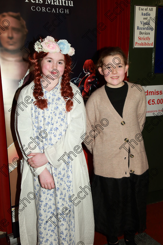 Feis08032019Fri16 
 16
Performers Aisling Kelleher and Ava Ashman from Ballincollig.

Class: 328: The Fr. Nessan Shaw Memorial Perpetual Cup Dramatic Solo 10YearsandUnder Section 1 A Solo Dramatic Scene not to exceed 4 minutes.

Feis Maiti 93rd Festival held in Fr. Mathew Hall. EEjob 08/03/2019. Picture: Gerard Bonus