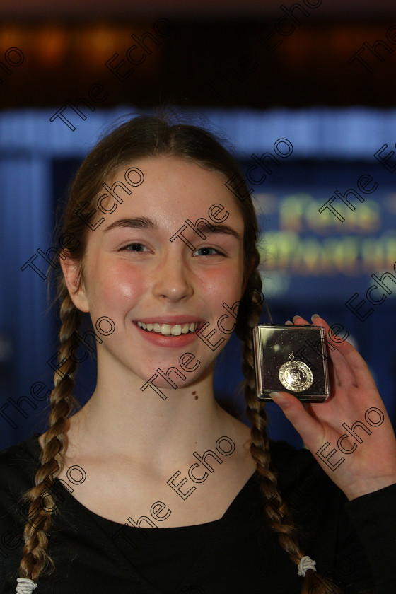 Feis19022018Mon53 
 53
Silver Medallist Rebekah McKeown from Cobh for her performance of Bernadette.
 Speech and Drama Class: 326: The James ODonovan Memorial Perpetual Cup
 Dramatic Solo 14 Years and Under Section 1 Feis Maiti 92nd Festival held in Fr. Mathew Hall. EEjob 19/02/2018 Picture: Gerard Bonus.