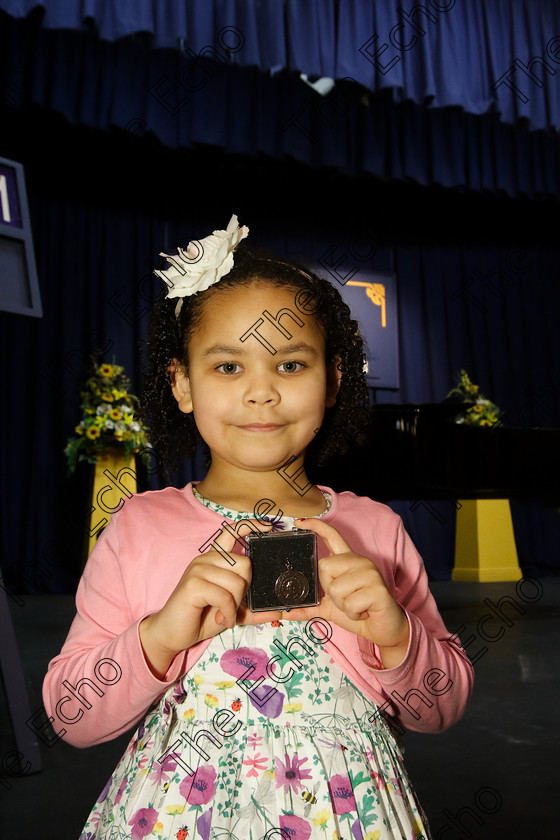 Feis27032018Tue48 
 48
Bronze Medallist Sophia Considine from Rochestown.
 Singing Class: 56: 7 Years and Under Crawley The Penguin Dance Feis Maiti 92nd Festival held in Fr. Mathew Hall. EEjob 27/03/2018 Picture: Gerard Bonus