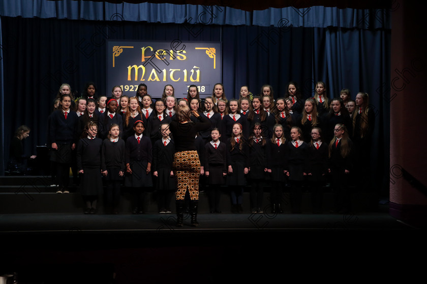 Feis12042018Thu18 
 17~20
Presentation Primary Fermoy singing Dreamer and Lifes A Merry Song from The Muppets.
 Singing Class: 84: The Sr. M. Benedicta Memorial Perpetual Cup Primary School Unison Choirs Section 1 Feis Maiti 92nd Festival held in Fr. Mathew Hall. EEjob 28/03/2018 Picture: Gerard Bonus