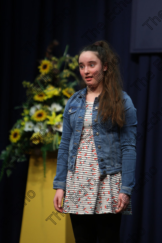 Feis20022018Tue15 
 15
Aoife OReilly performing.
 Speech and Drama Class: 364: Girls 11 Years and Under Section 1 Feis Maiti 92nd Festival held in Fr. Mathew Hall. EEjob 20/02/2018 Picture: Gerard Bonus.