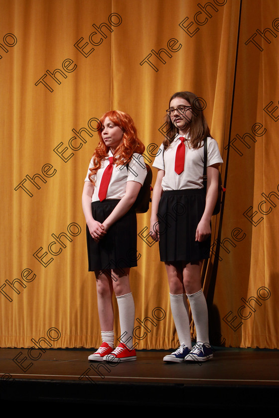 Feis21032019Thu13 
 13
Ailey Fitzgerald and Amelia Lloyd performing Vickie Angel.

Class: 311: Dramatic Duo 12 Years and Under Section 1 A Dramatic Scene not exceeding 8minutes.

Feis Maiti 93rd Festival held in Fr. Mathew Hall. EEjob 21/03/2019. Picture: Gerard Bonus.