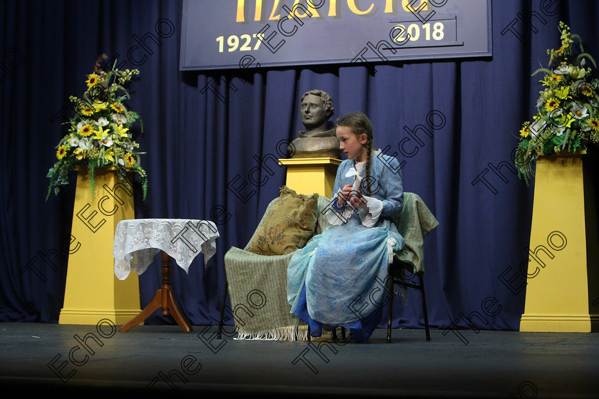 Feis24032018Sat43 
 42~45
Elizabeth Dioln and Molly McDaid giving a Silver Medal performance of Little Women.
 Speech and Drama Class: 312: Dramatic Duo 10 Years and Under Feis Maiti 92nd Festival held in Fr. Mathew Hall. EEjob 24/03/2018 Picture: Gerard Bonus