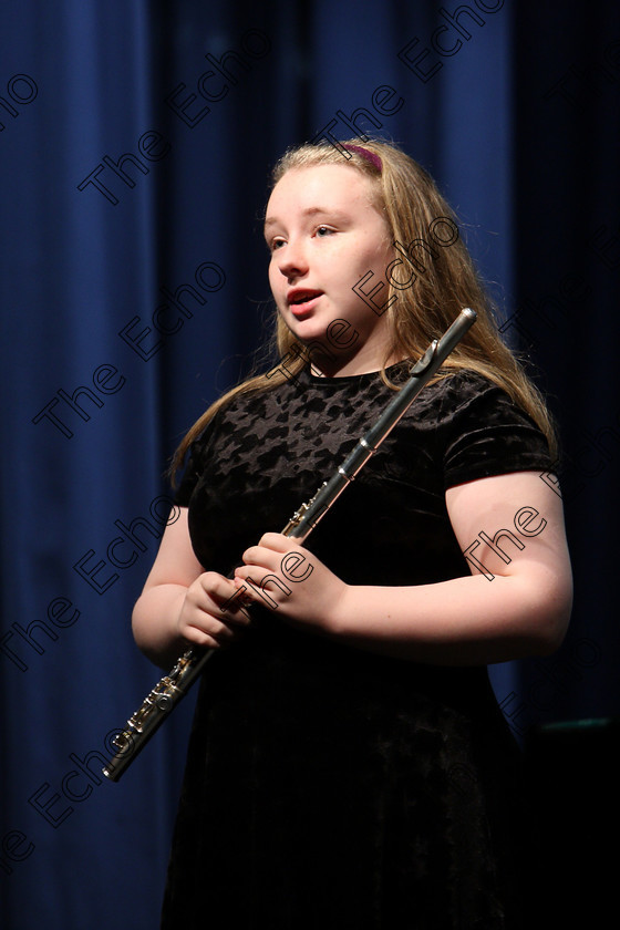 Feis30012018Tueo02 
 2
Grace Mulcahy performing.
 EEjob 30/01/2018 
Feis Maiti 92nd Festival held in Fr. Matthew Hall 
Picture: Gerard Bonus

Instrumental Music. 
Class: 214: The Casey Perpetual Cup Woodwind Solo12 years and Under.