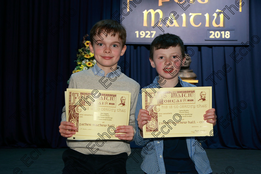 Feis11032018Sun51 
 51
Joint 3rd place Ben Hegarty and Cathal Murphy both from Ballinora.