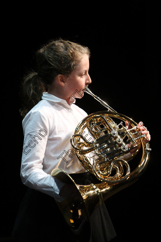 Feis06022018Tue11 
 11
Joy Hedderman from Lovers Walk giving a Bronze Performance.
 Instrumental Music Class: 205: Brass Solo 12 Years and Under Feis Maiti 92nd Festival held in Fr. Mathew Hall. EEjob 05/02/2018 Picture: Gerard Bonus.